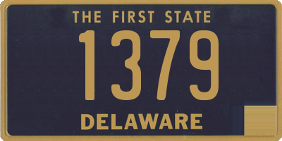 DE license plate 1379