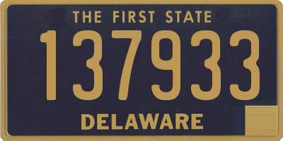 DE license plate 137933