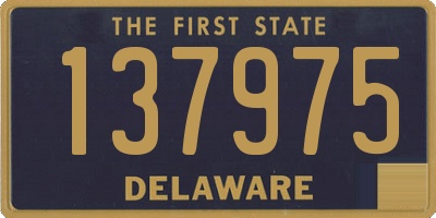 DE license plate 137975