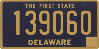 DE license plate 139060