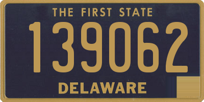 DE license plate 139062