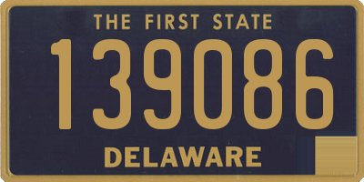 DE license plate 139086