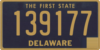 DE license plate 139177