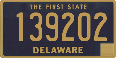 DE license plate 139202