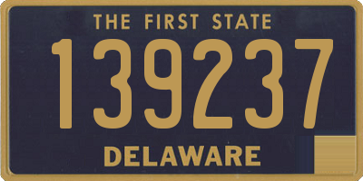 DE license plate 139237