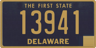 DE license plate 13941