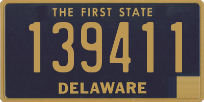 DE license plate 139411