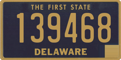 DE license plate 139468