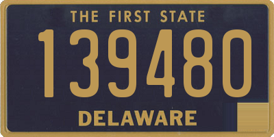 DE license plate 139480