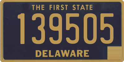 DE license plate 139505