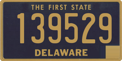 DE license plate 139529