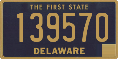 DE license plate 139570