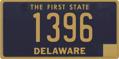 DE license plate 1396