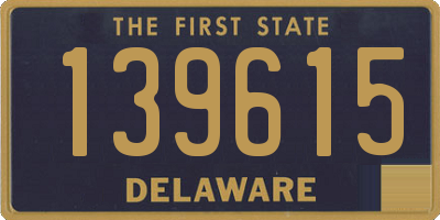 DE license plate 139615