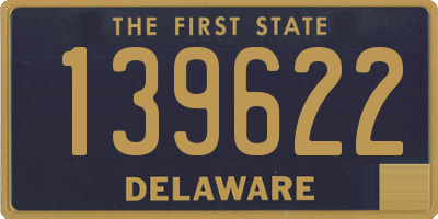 DE license plate 139622