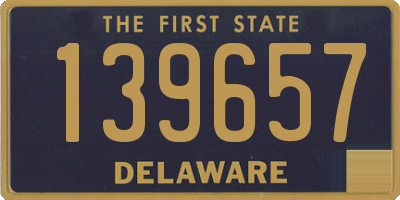 DE license plate 139657