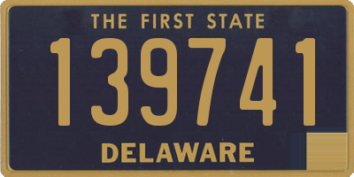 DE license plate 139741