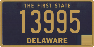 DE license plate 13995