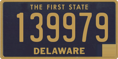 DE license plate 139979