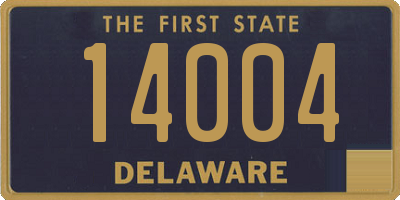 DE license plate 14004