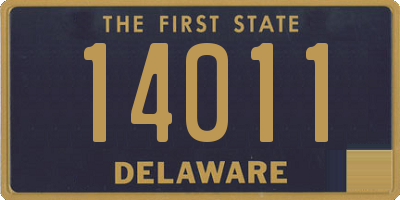 DE license plate 14011