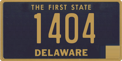 DE license plate 1404