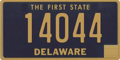 DE license plate 14044