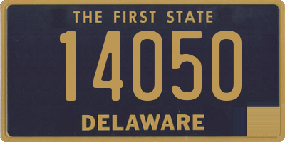 DE license plate 14050