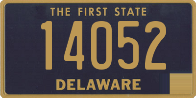 DE license plate 14052