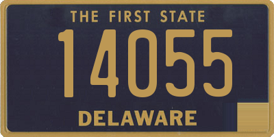 DE license plate 14055