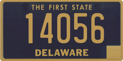 DE license plate 14056