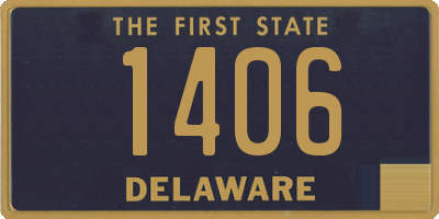 DE license plate 1406