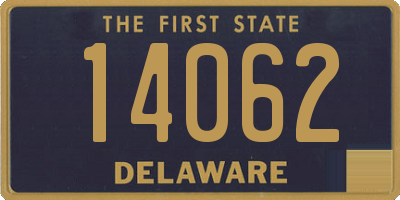 DE license plate 14062