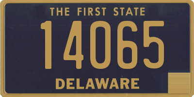 DE license plate 14065