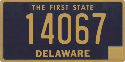 DE license plate 14067