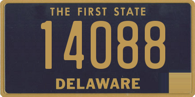 DE license plate 14088