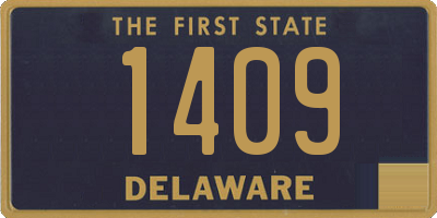 DE license plate 1409