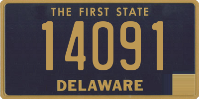 DE license plate 14091