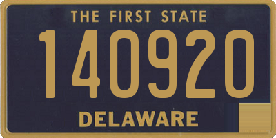 DE license plate 140920