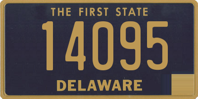 DE license plate 14095