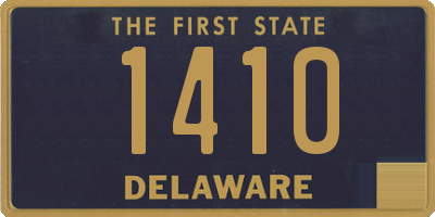 DE license plate 1410