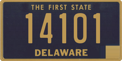 DE license plate 14101