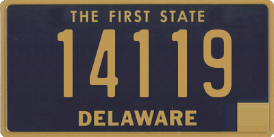 DE license plate 14119
