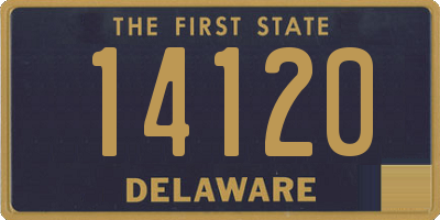 DE license plate 14120