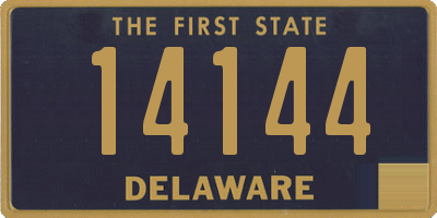 DE license plate 14144