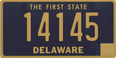 DE license plate 14145