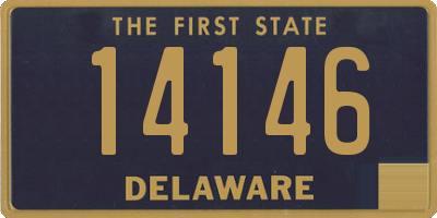 DE license plate 14146