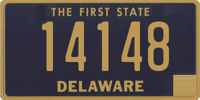 DE license plate 14148