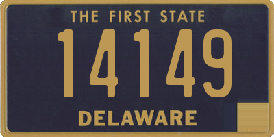 DE license plate 14149