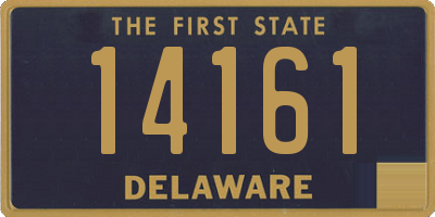 DE license plate 14161